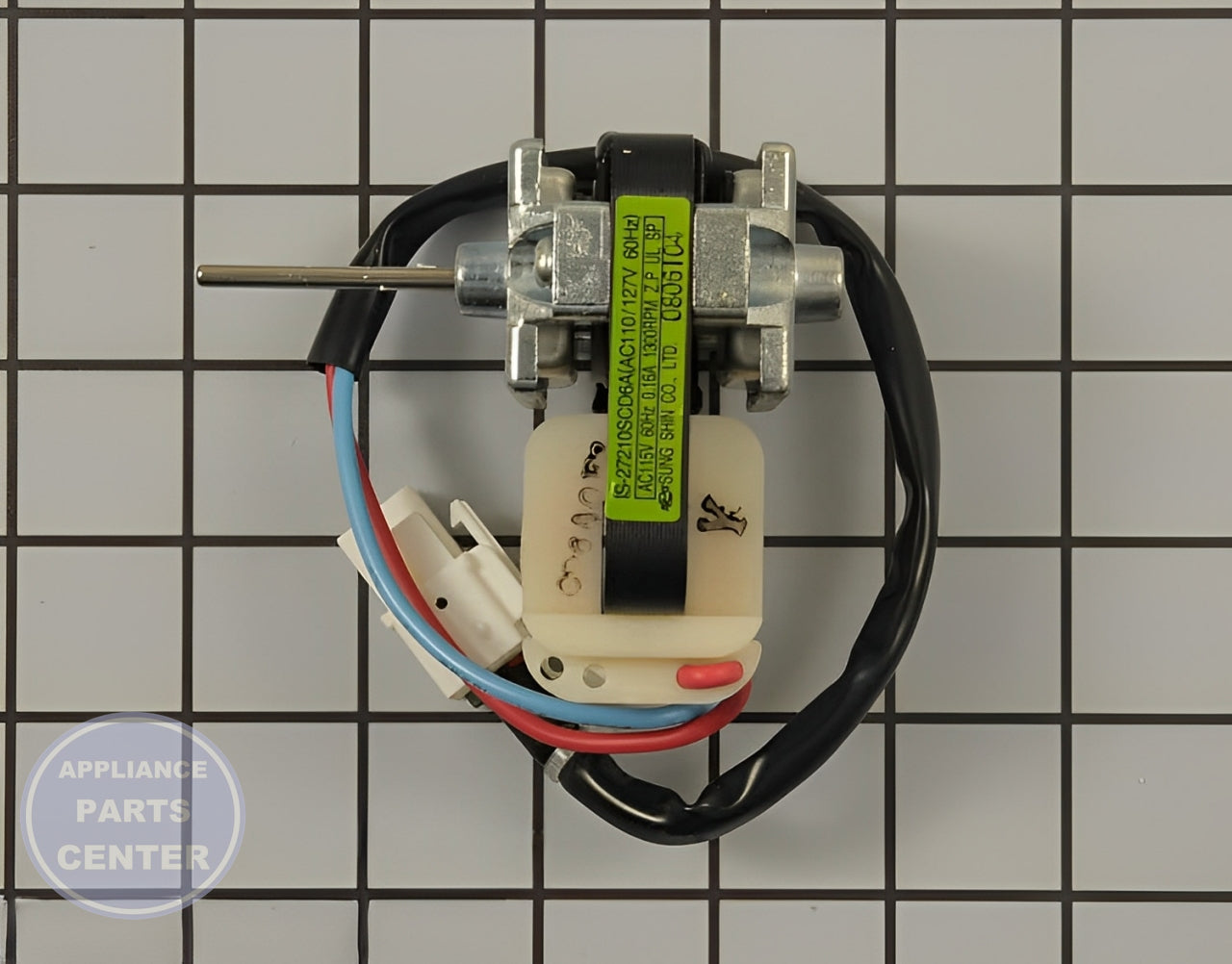 SAMSUNG REFRIGERATOR FAN MOTOR DA31-00103A - Detailed view of high-quality technical details