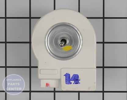 SAMSUNG REFRIGERATOR EVAPORATOR FAN MOTOR DA31-00146J - Main view showing efficient cooling for RS25H5000SR model
