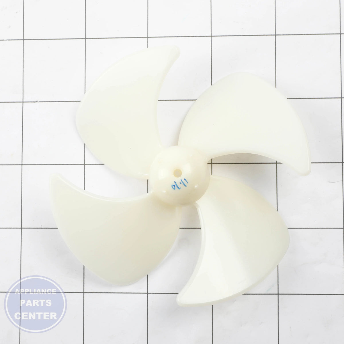 FAN-AX100W4CC-T1;NW2,SSEC,ABS,ABS, NTR - Side view with precise specifications