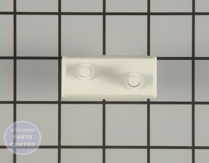 SAMSUNG REFRIGERATOR 2-BUTTON DOOR SWITCH DA34-00006C - Side view with precise specifications