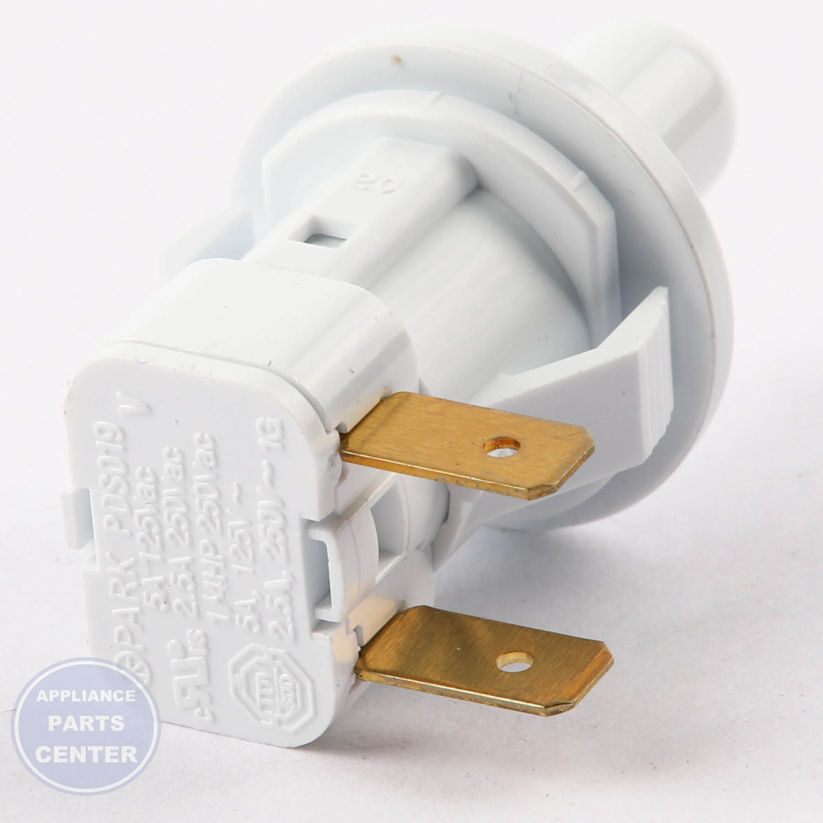 SAM SWITCH DOOR-INTERLOCK;AC125/250V,5A,2.5A - Installation in SAM Refrigerator showing key mounting points