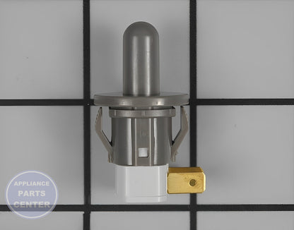 Refrigerator Door Interlock Switch DA34-00066C - Side view with precise measurements
