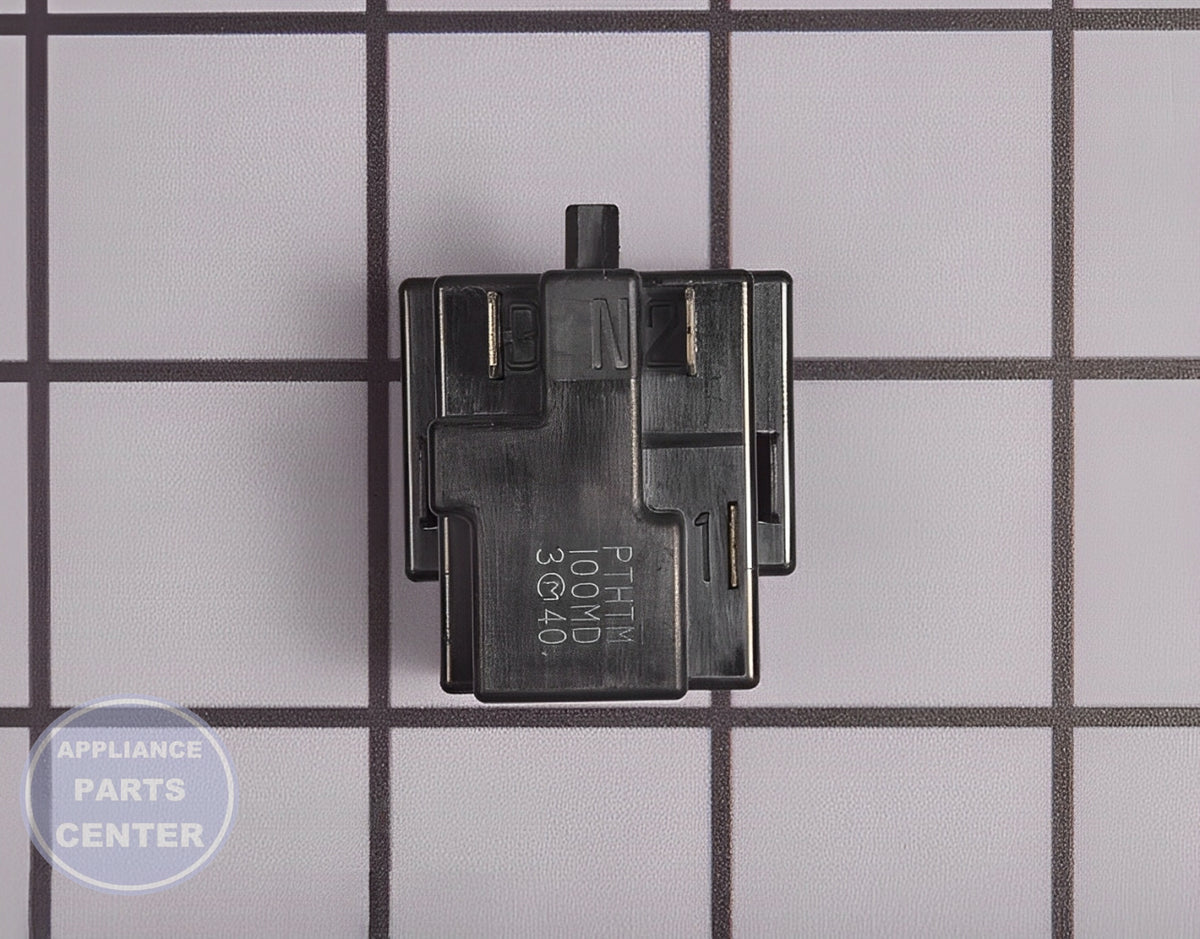 Start Relay DA35-00135A - Side view with precise measurements