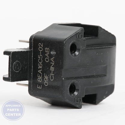 RELAY-PTC;8EA16C5-02,RSCR,10OHM,200VAC,1 - Side view with 10OHM resistance details
