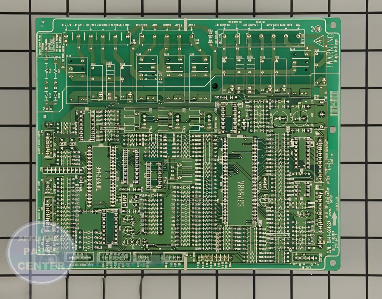 SAMSUNG REFRIGERATOR MAIN PCB ASSEMBLY DA41-00413J - Detailed view of Circuit Board & Timer assembly