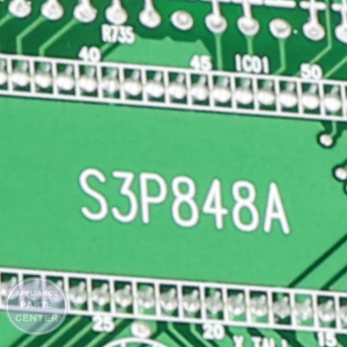 SAM ASSY PCB MAIN;AW-PJT,ASSY CYCLE,FR-4,163 - Installation in SAM model showcasing key mounting points