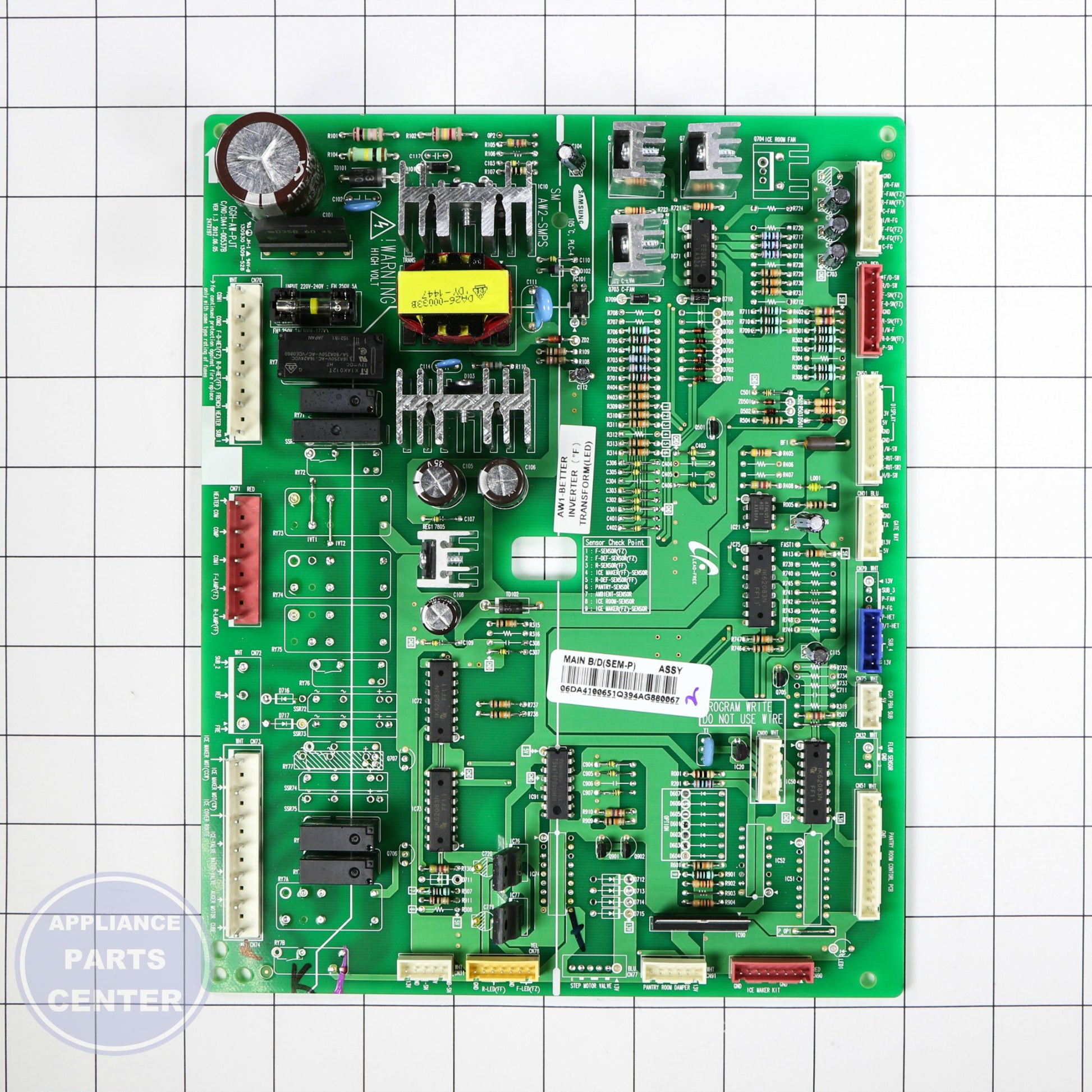 SAM ASSY PCB MAIN;AW1-MEXICO INVERTER,ASSY C DA41-00651Q - Main view showing energy-efficient design for specific models