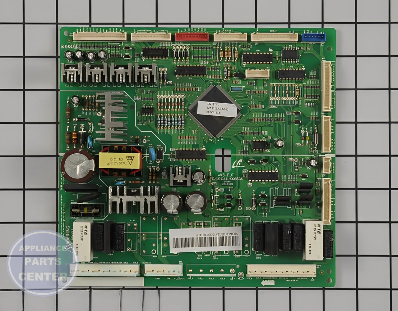 Samsung Refrigerator Main PCB Assembly DA41-00684A - Main view showing circuit board & timer for Samsung XYZ model