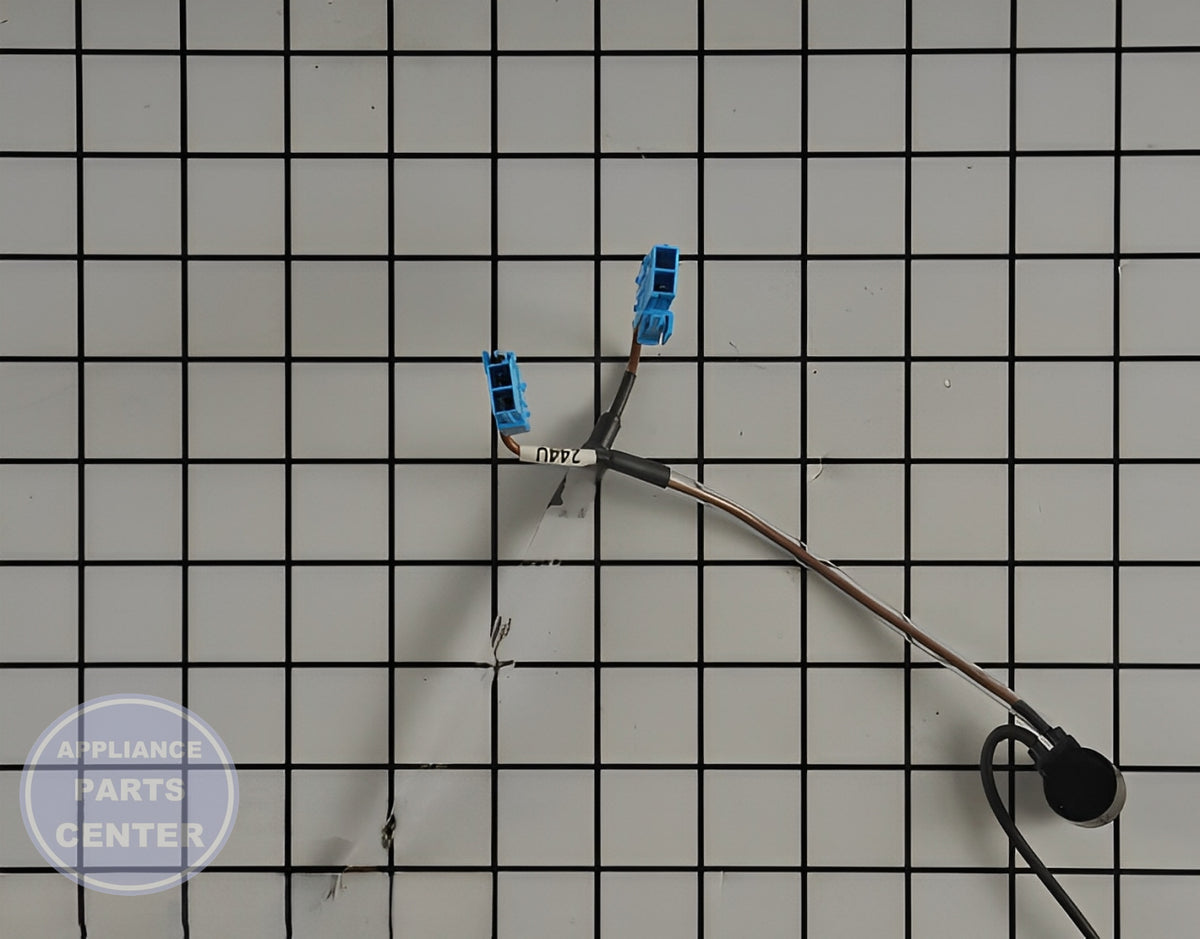 SAMSUNG Refrigerator Defrost Metal Sheath Heater Assembly DA47-00244U - Detailed view of heating element specs