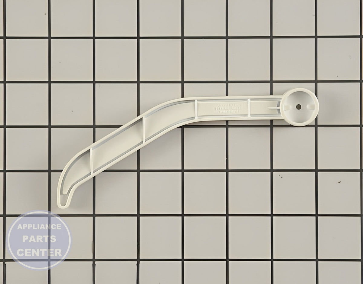 Samsung Refrigerator Full Ice Guide DA61-00954B - Side view with precise dimension specs
