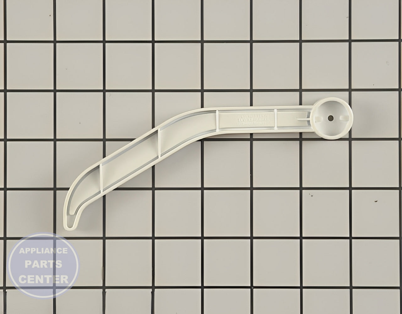 Samsung Refrigerator Full Ice Guide DA61-00954B - Side view with precise dimension specs