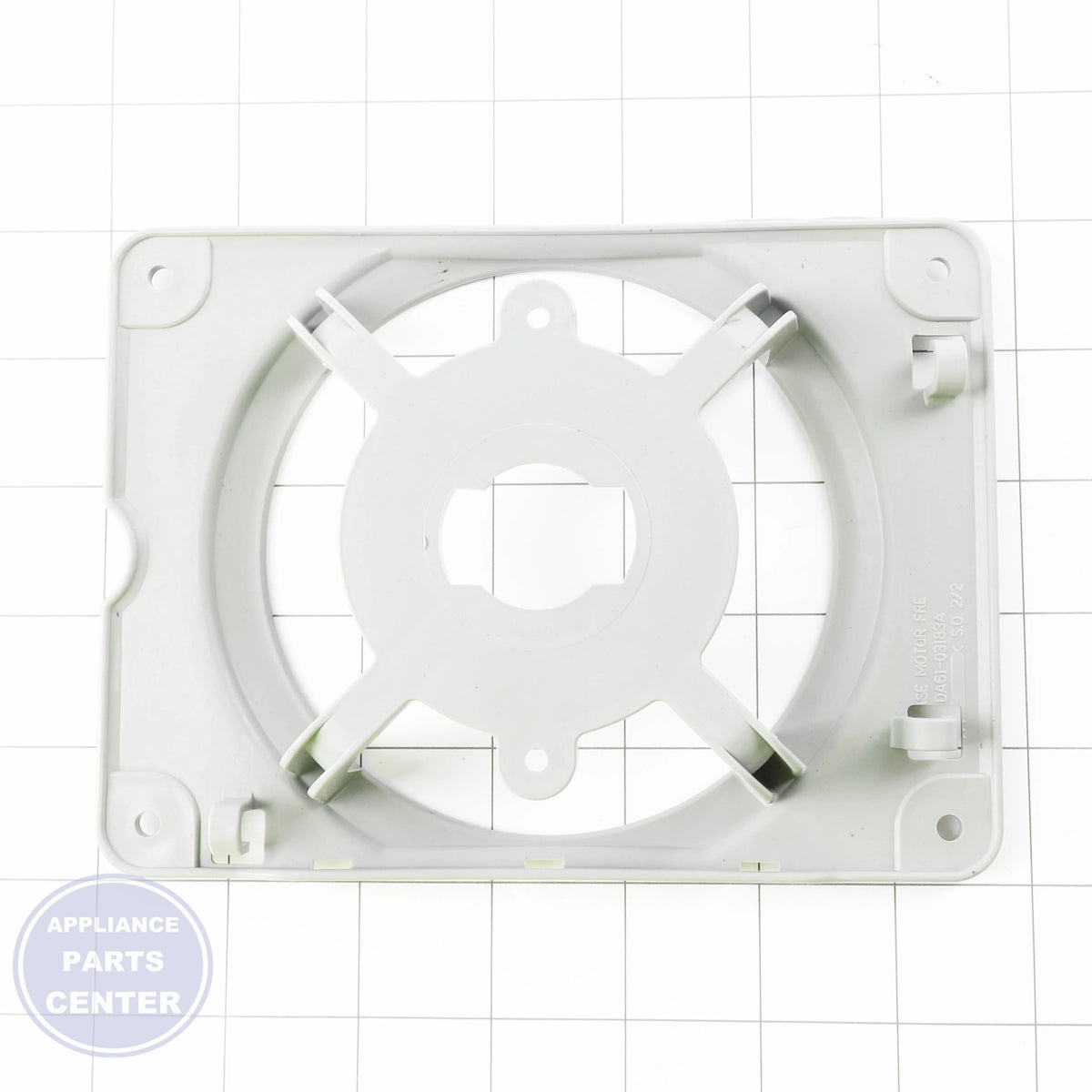 SAM CASE MOTOR-FRE DA61-03183A - Installation in SAM model displaying key mounting points