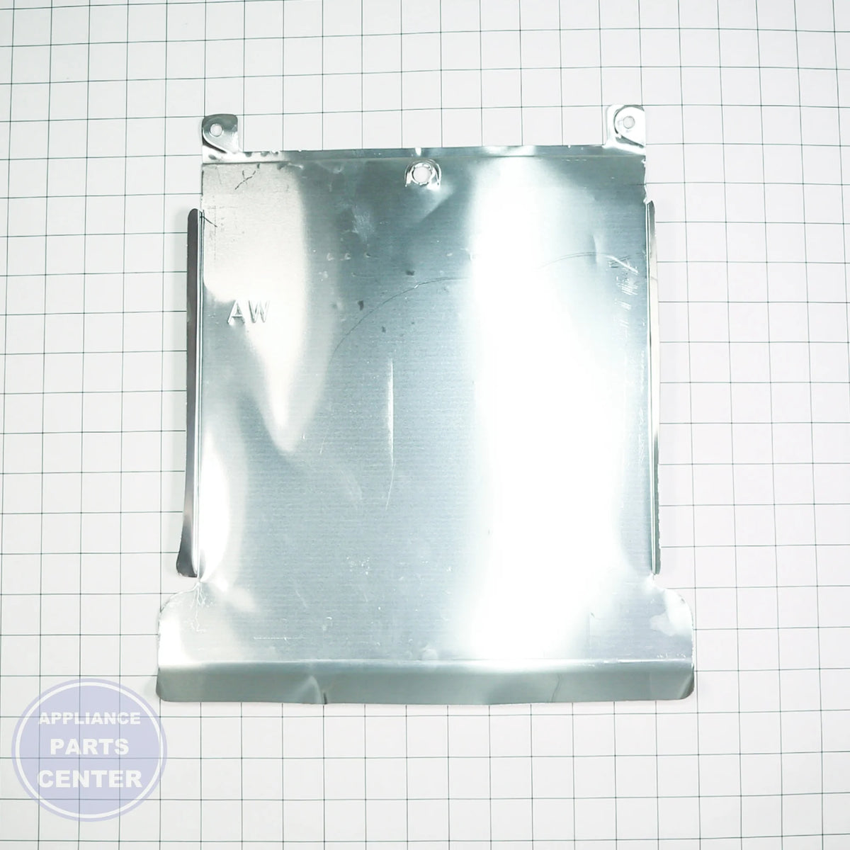 PLATE-INS EVAP REF;AW-PJT,AL,T0.3 DA61-03186C - Side view with T0.3 thickness