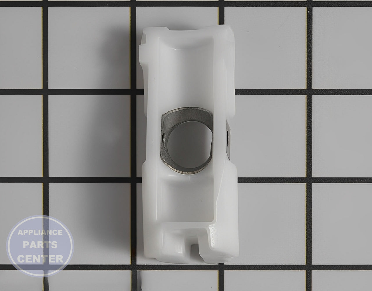 SAMSUNG REFRIGERATOR FREEZER DOOR HANDLE SUPPORT SPRING DA61-08247A - Side view with 10 lbs support capacity