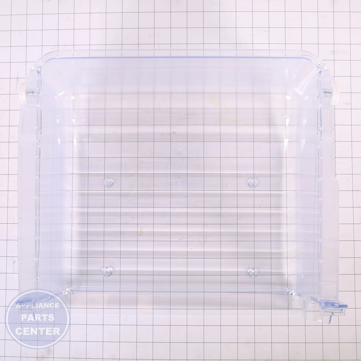 CASE VEG-REF LEFT;AW4-4D,GPPS,TP BLUE,G- DA61-09161A - Side view with durable specs