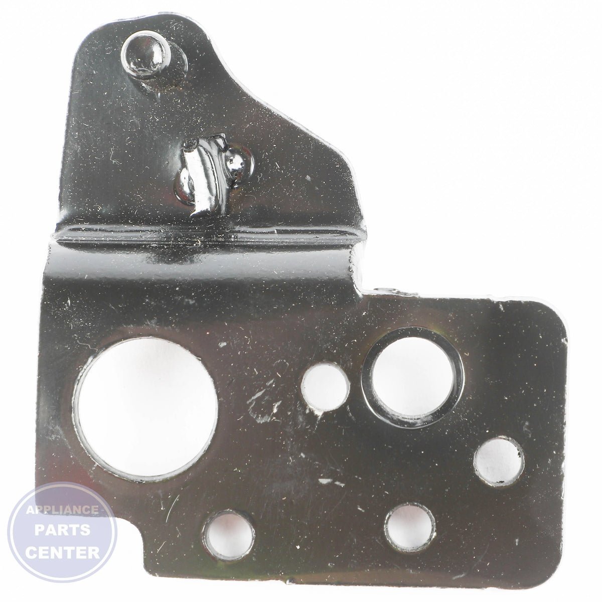SAM HINGE-LOW;FDSR,PO-SPHC,T4,-,BLACK,-,ELET DA61-09969B - Installation in SAM model showing precise alignment