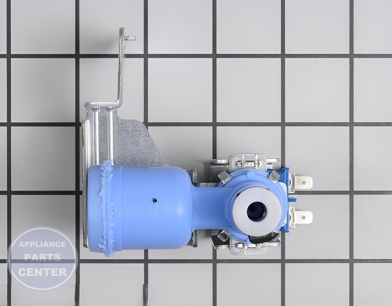 SAMSUNG REFRIGERATOR WATER INLET VALVE ASSEMBLY DA62-01477A - Detailed view of the valve & float assembly