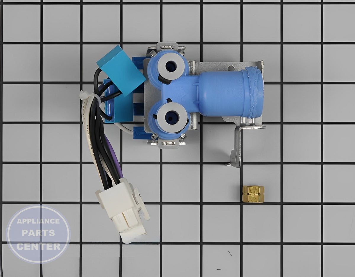 2-WAY WATER VALVE ASSEMBLY DA62-02360B - Side view with high-quality specifications
