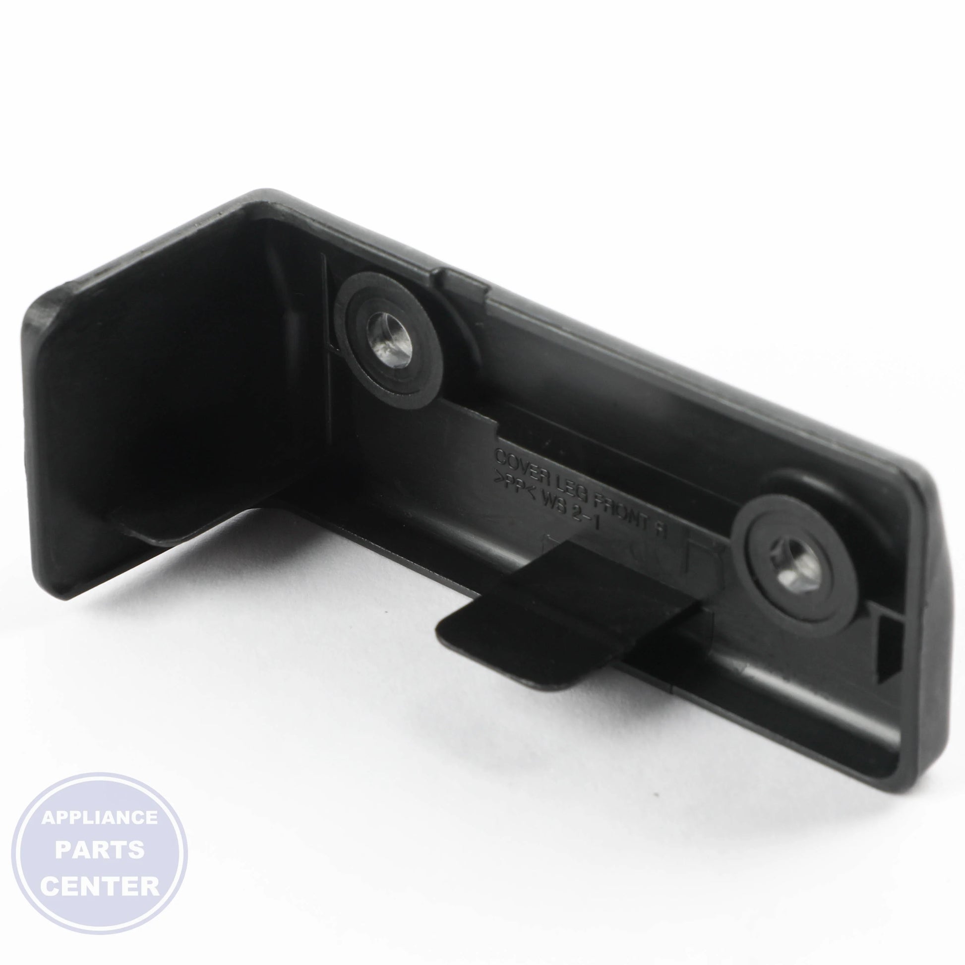 COVER-LEG FRONT R;OPUS-1,PP,T2.2,BLACK,B - Detailed view of polypropylene material
