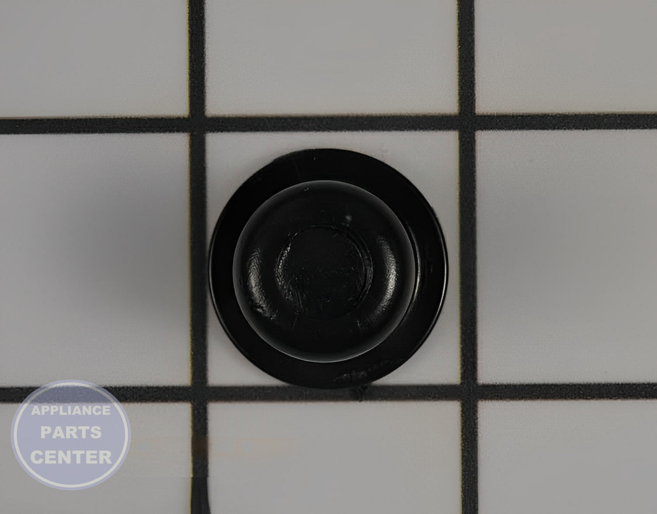 SAMSUNG REFRIGERATOR DOOR HINGE BUSHING ROMMET PIN - Side view with precise measurements