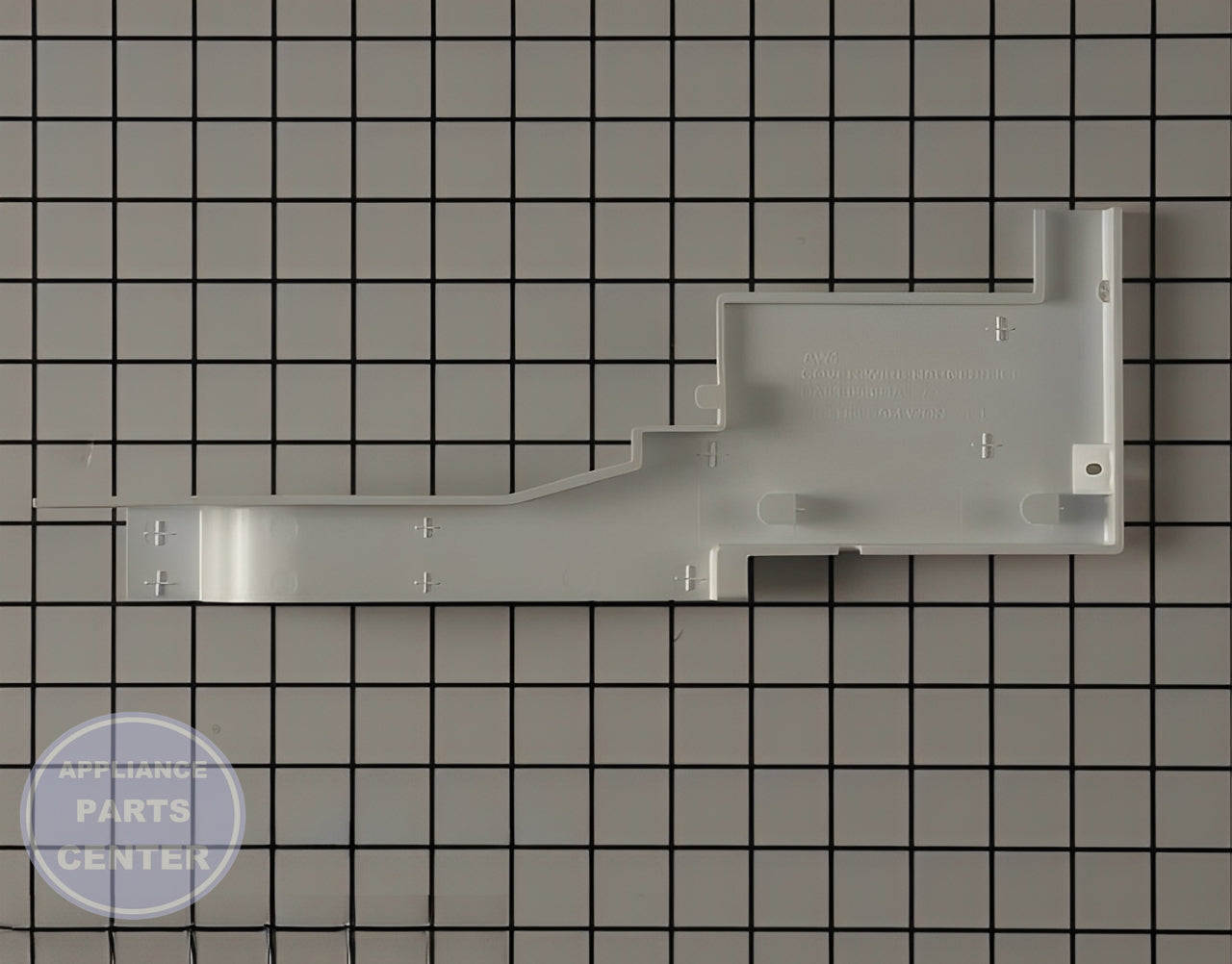 SAMSUNG REFRIGERATOR ICE MAKER WIRE HARNESS COVER DA63-06894A - Detailed view of protective features