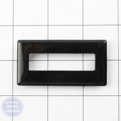 CAP-TOP TABLE;AW-PJT,ABS,HG-0760H,I BLAC | DA67-01613A - Side view with precise measurements and specifications