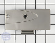 SAMSUNG REFRIGERATOR FREEZER DOOR CAP HANDLE DA67-02056A - Main view showing sleek design for compatible Samsung models