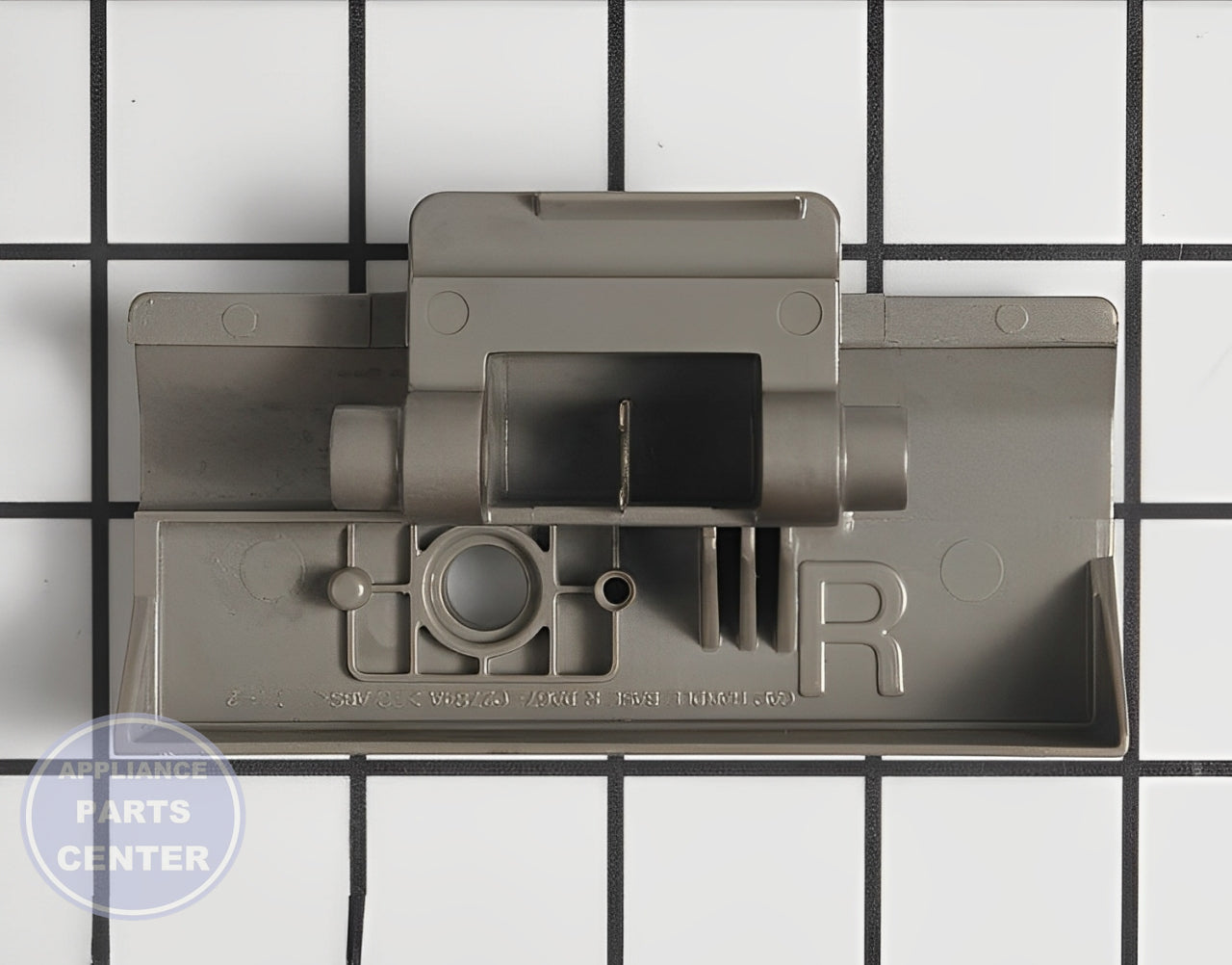 SAMSUNG REFRIGERATOR FREEZER DOOR HANDLE ENDCAP DA67-02784A - Detailed view of durable construction