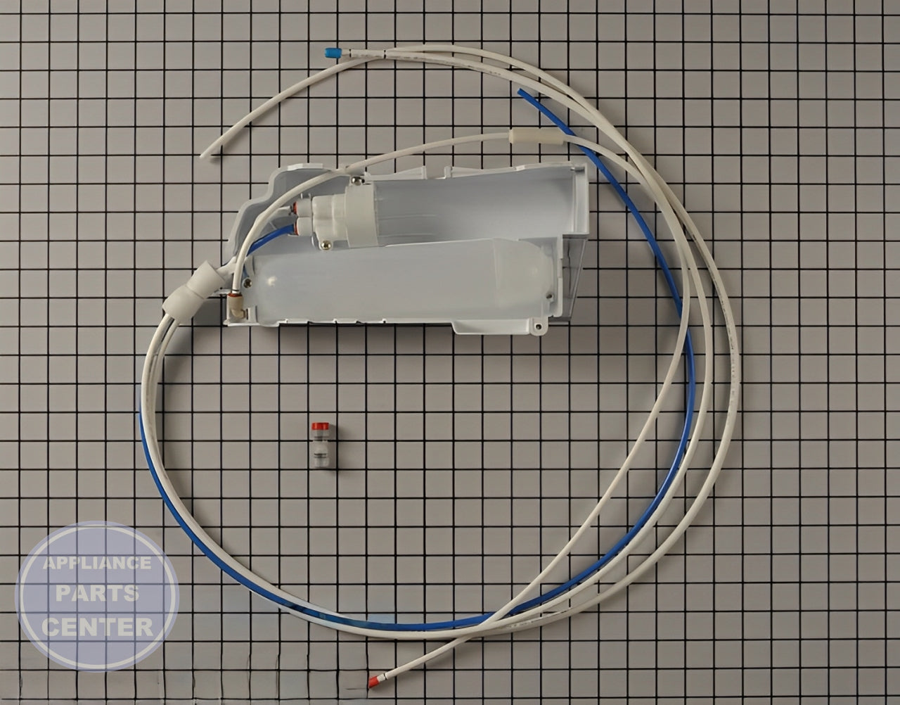 SAMSUNG REFRIGERATOR WATER FILTER CASE DA81-05884A - Main view showing water filtration for SMG Refrigerator
