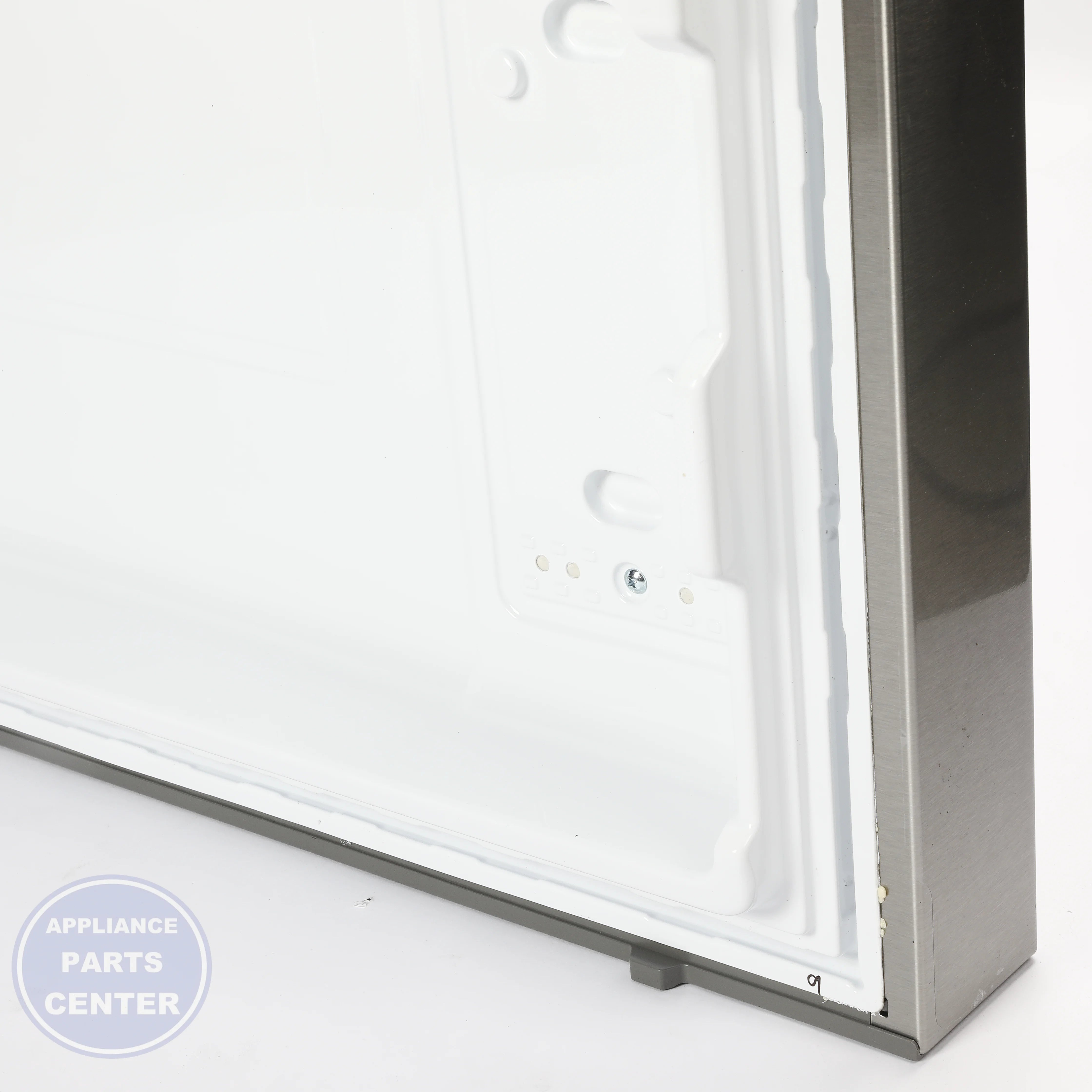 A/S ASSY-PACKING DOOR FRE;AW3 FACE LIFT DA82-02692Y - Side view with precise dimensions