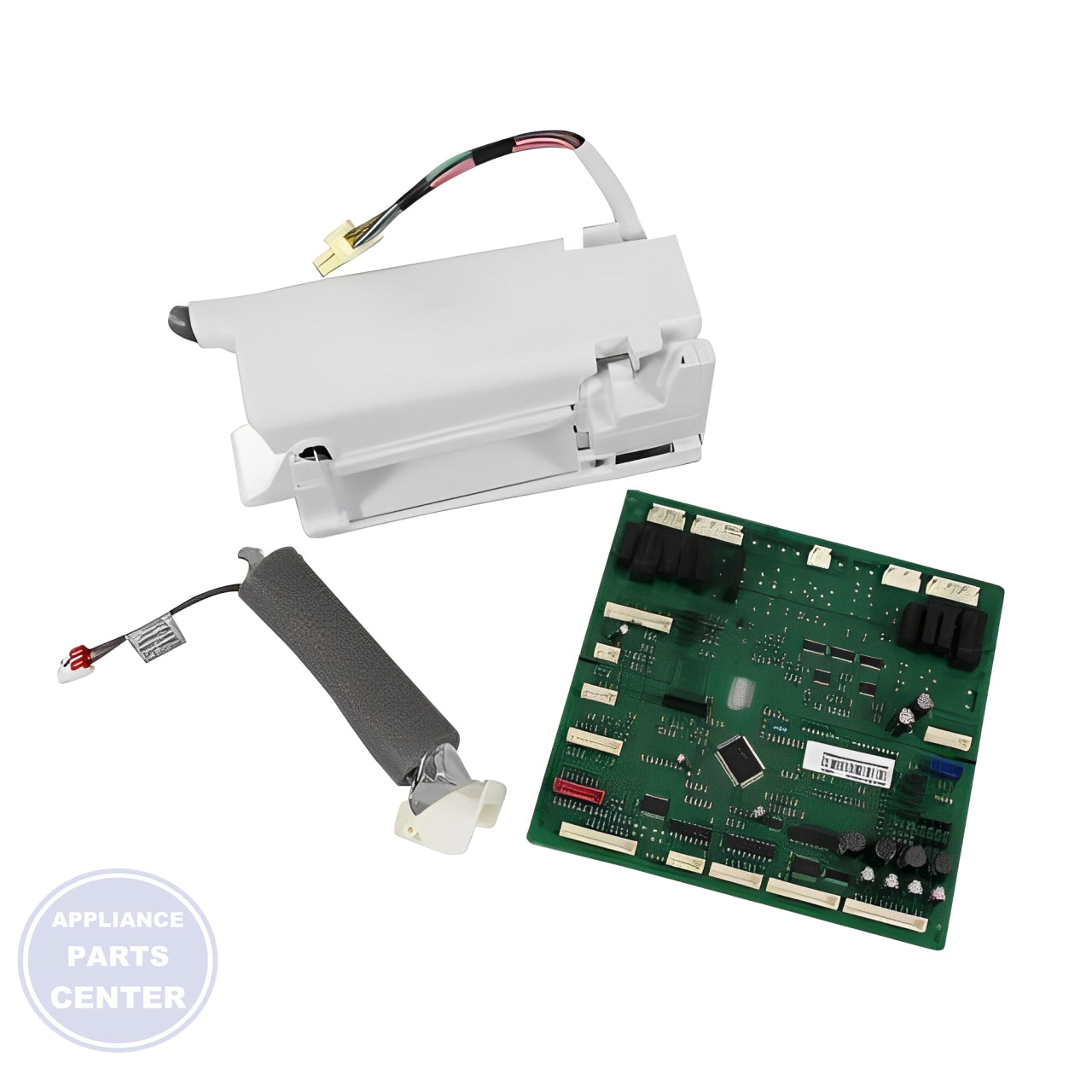 Samsung Refrigerator Ice Maker Service Kit DA82-02698A - Main view showing ice maker repair components for Samsung RF23M8070SR