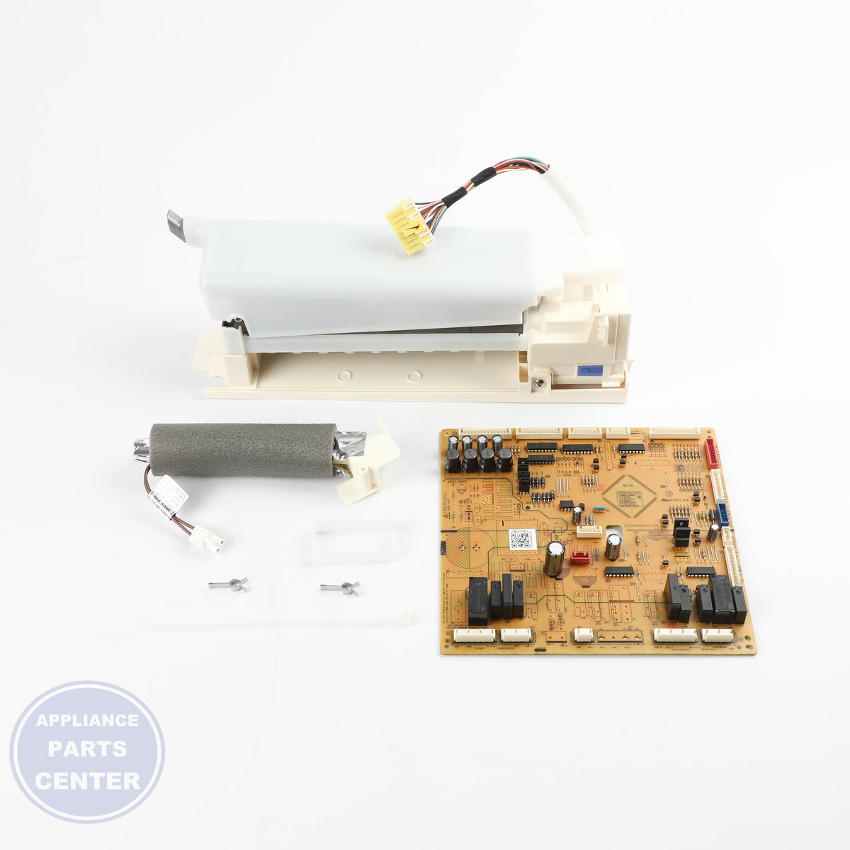Samsung Ice Assembly DA82-02704A - Installation in Samsung models showing key mounting points