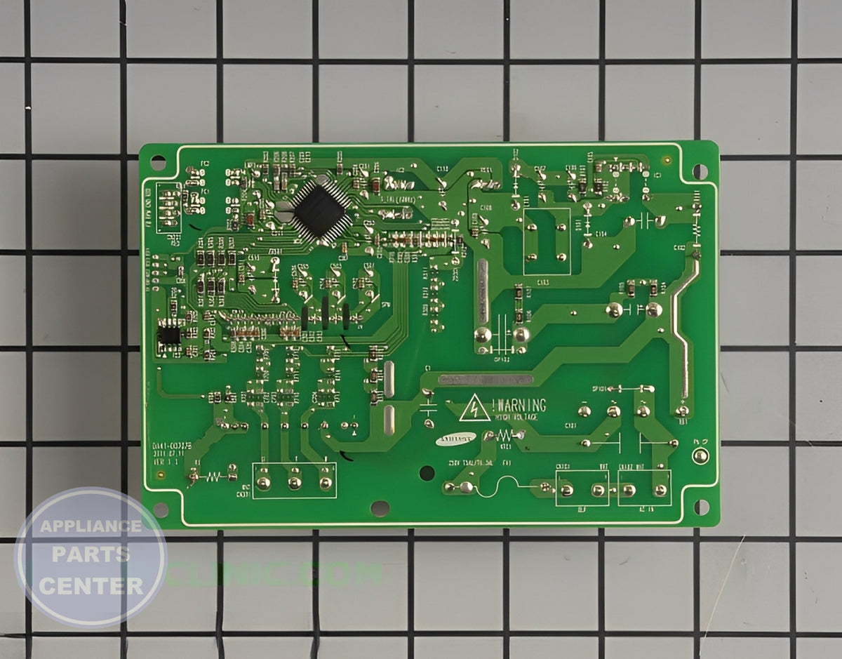 Samsung Refrigerator Inverter PCB Assembly DA92-00111B - Detailed view of circuit board & timer components