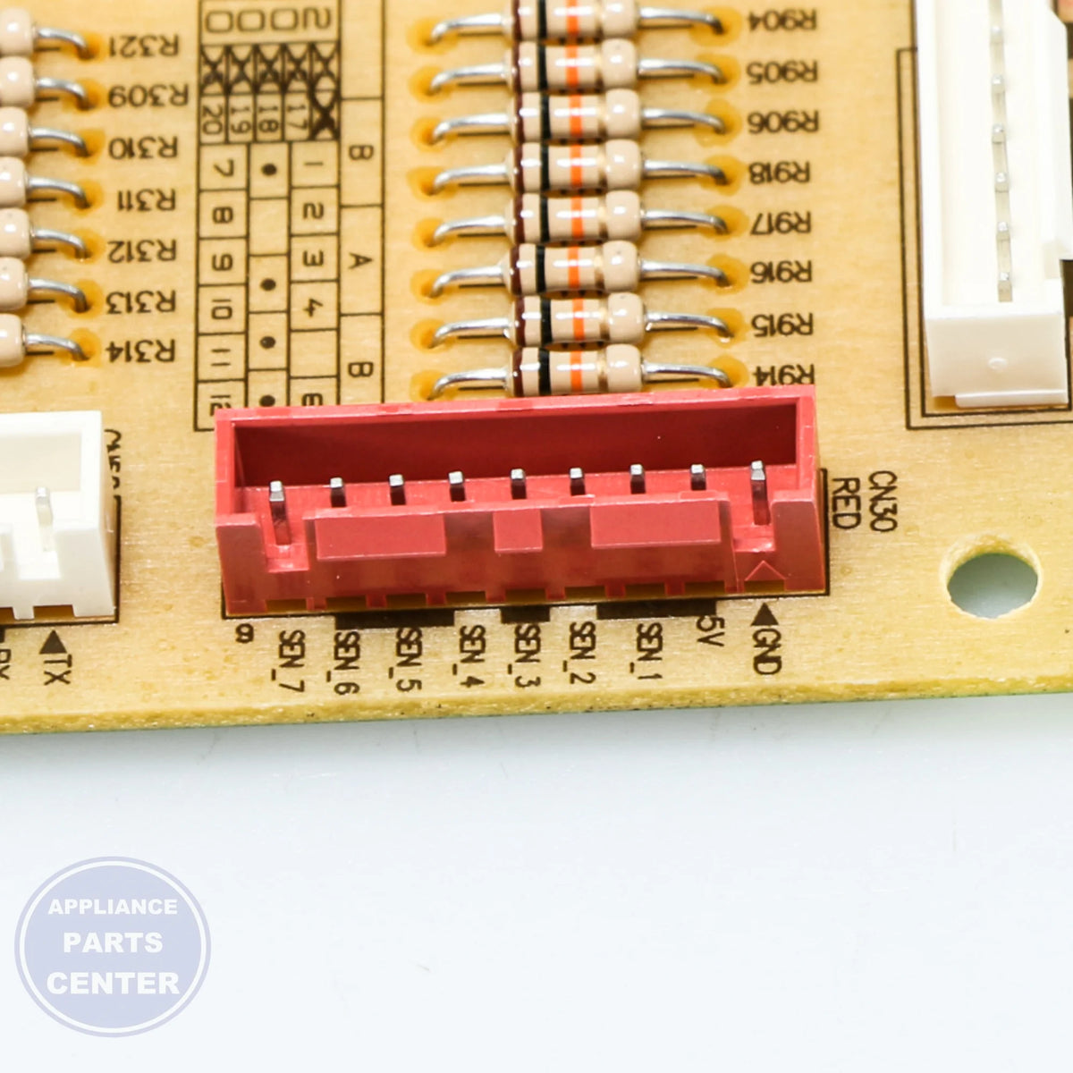 SAM ASSY PCB MAIN;LED TOUCH DISPLAY,AW33(OPU DA92-00146A - Main view showing LED touch display for SAM models