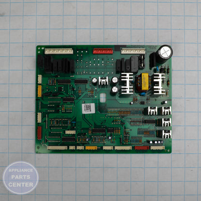 ASSY PCB MAIN;12V, 5V,LED TOUCH DISPLAY, DA92-00163C - Side view with precise measurements