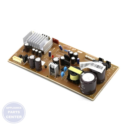 SAMSUNG REFRIGERATOR INVERTER POWER CONTROL BOARD ASSEMBLY DA92-00215C - Side view with precise technical specs
