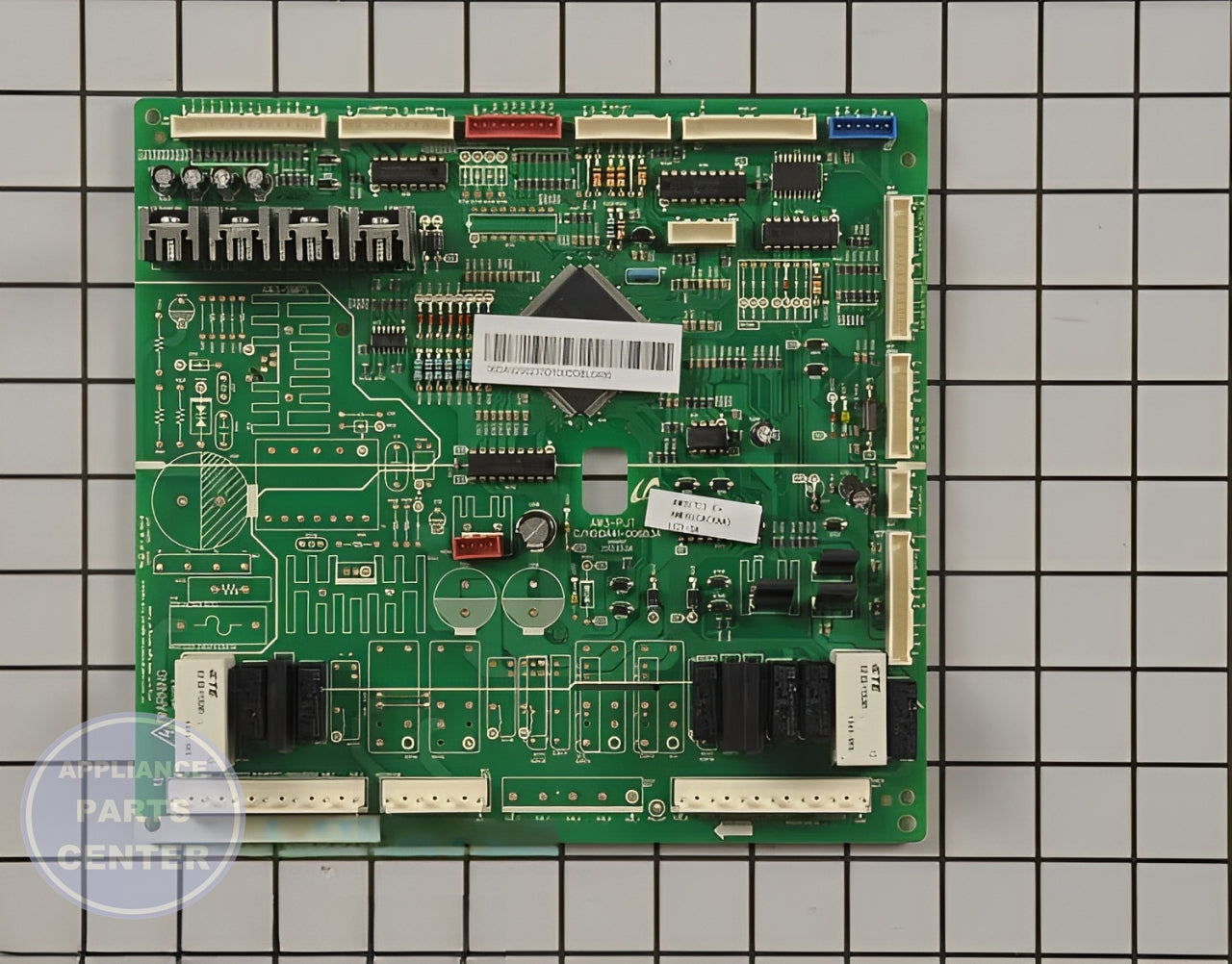 SAMSUNG REFRIGERATOR PCB MAIN ASSEMBLY DA92-00233D - Main view showing energy-efficient features for specific models