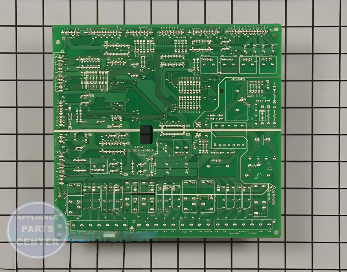 SAMSUNG REFRIGERATOR PCB MAIN ASSEMBLY DA92-00233D - Detailed view of energy-efficient technical details