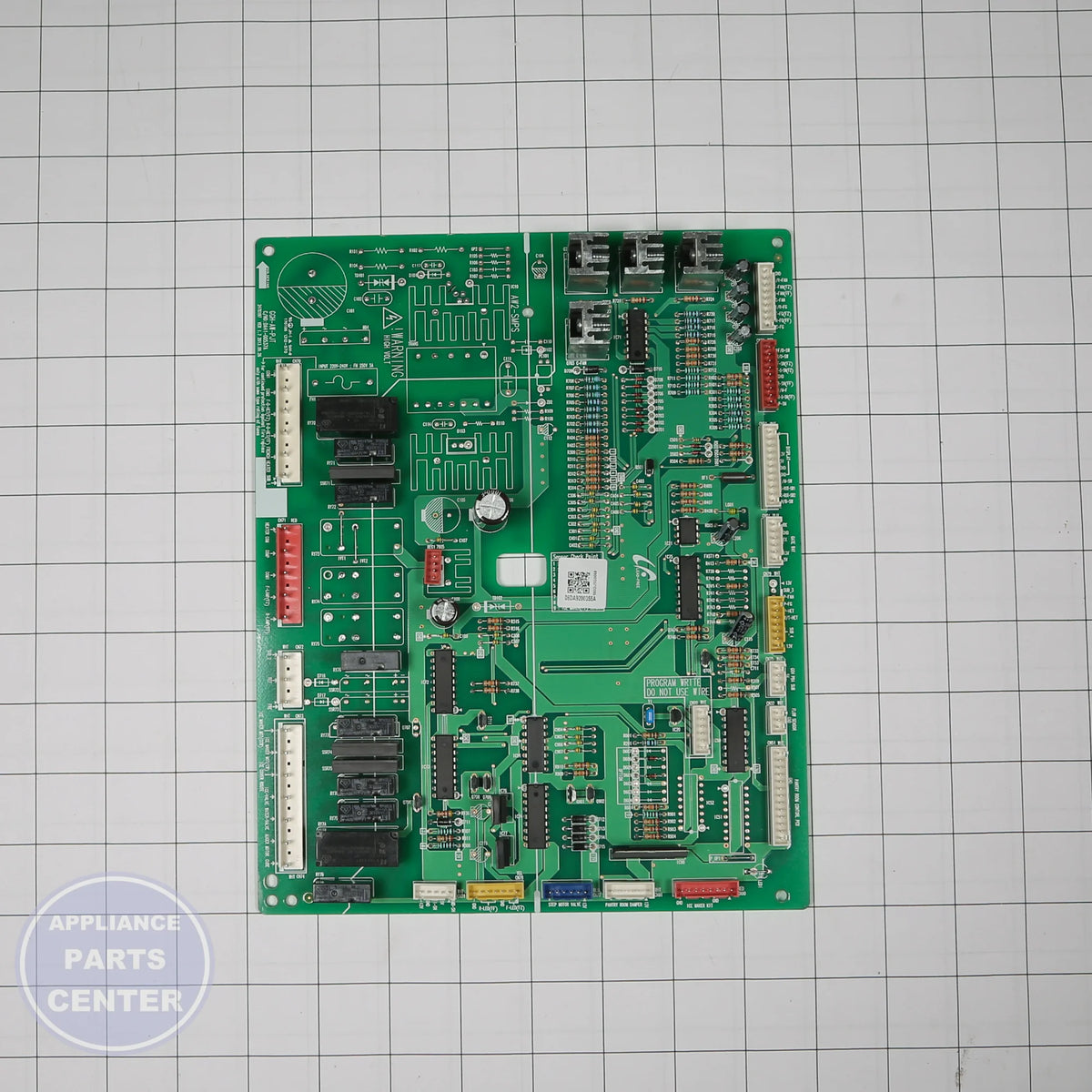 ASSY PCB MAIN;LED TOUCH,AW2 CD - Side view with precise voltage specs