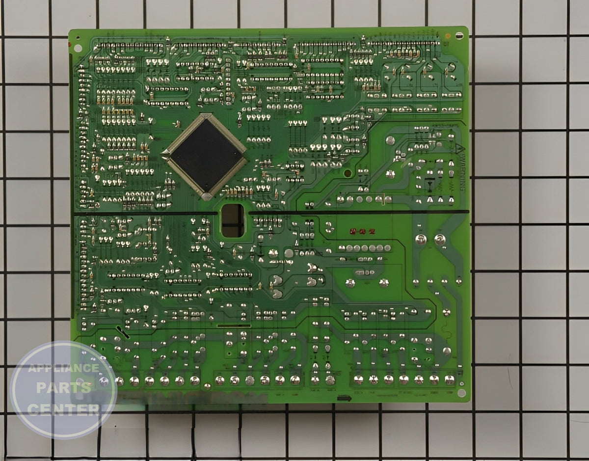 Samsung MAIN PCB ASSEMBLY REFRIGERATOR DA92-00384B - Detailed view of circuit board and timer