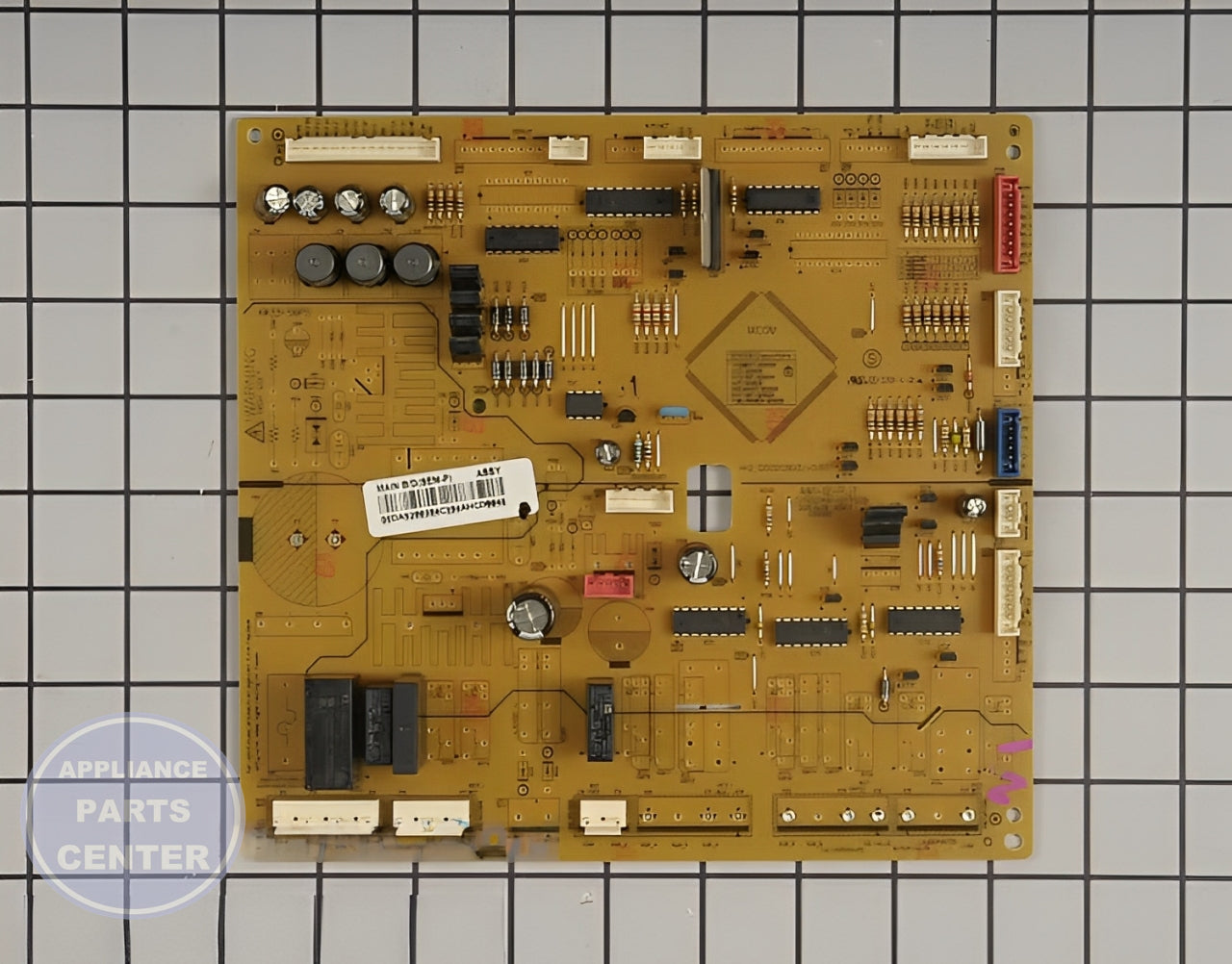 Samsung Main Control Board DA92-00384C - Main view showing circuit layout for RS25H5111SR