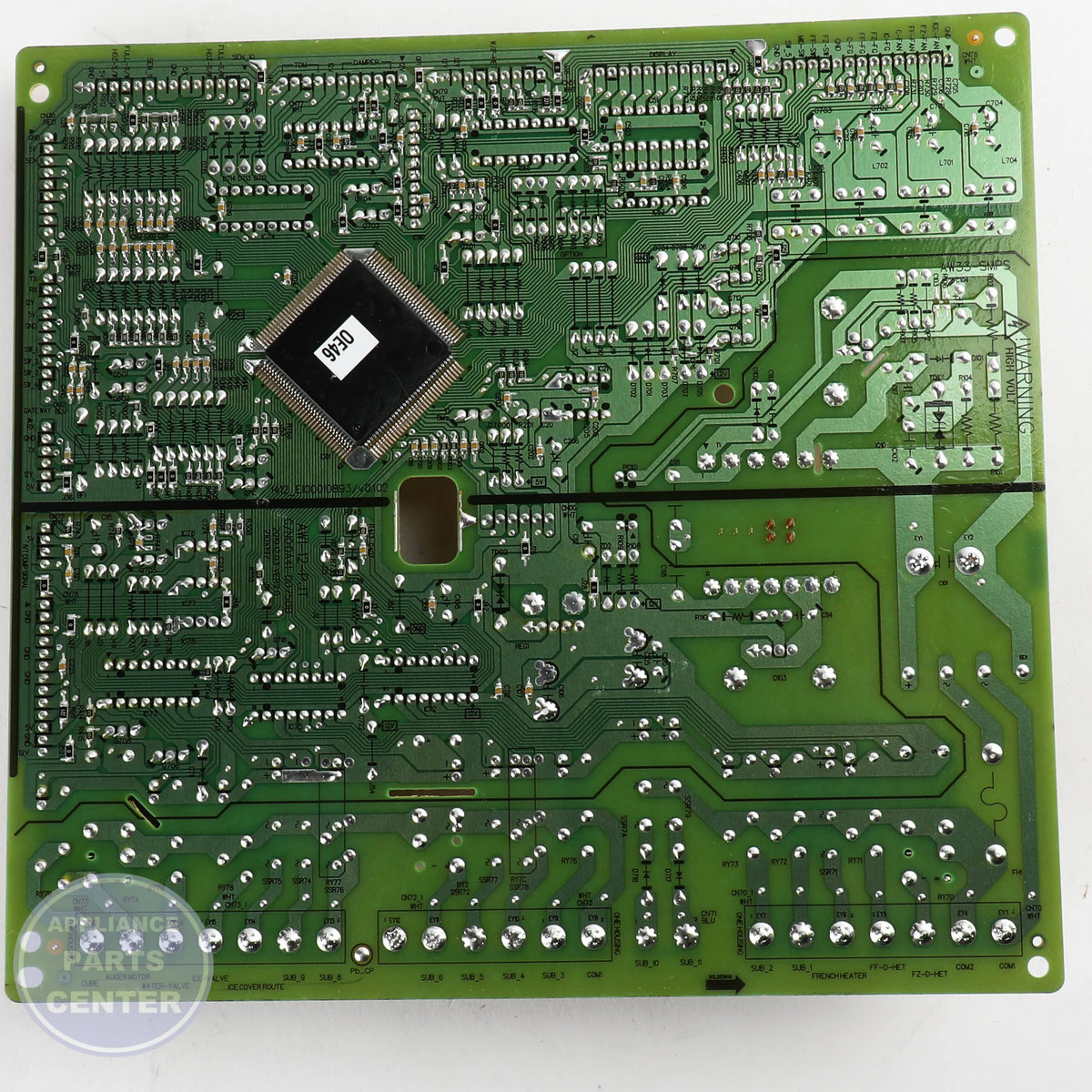 SAM ASSY PCB MAIN;ICE&WATER,DUAL,FDSR,AW2-14 - Main view showing dual ice & water functions for SAM models
