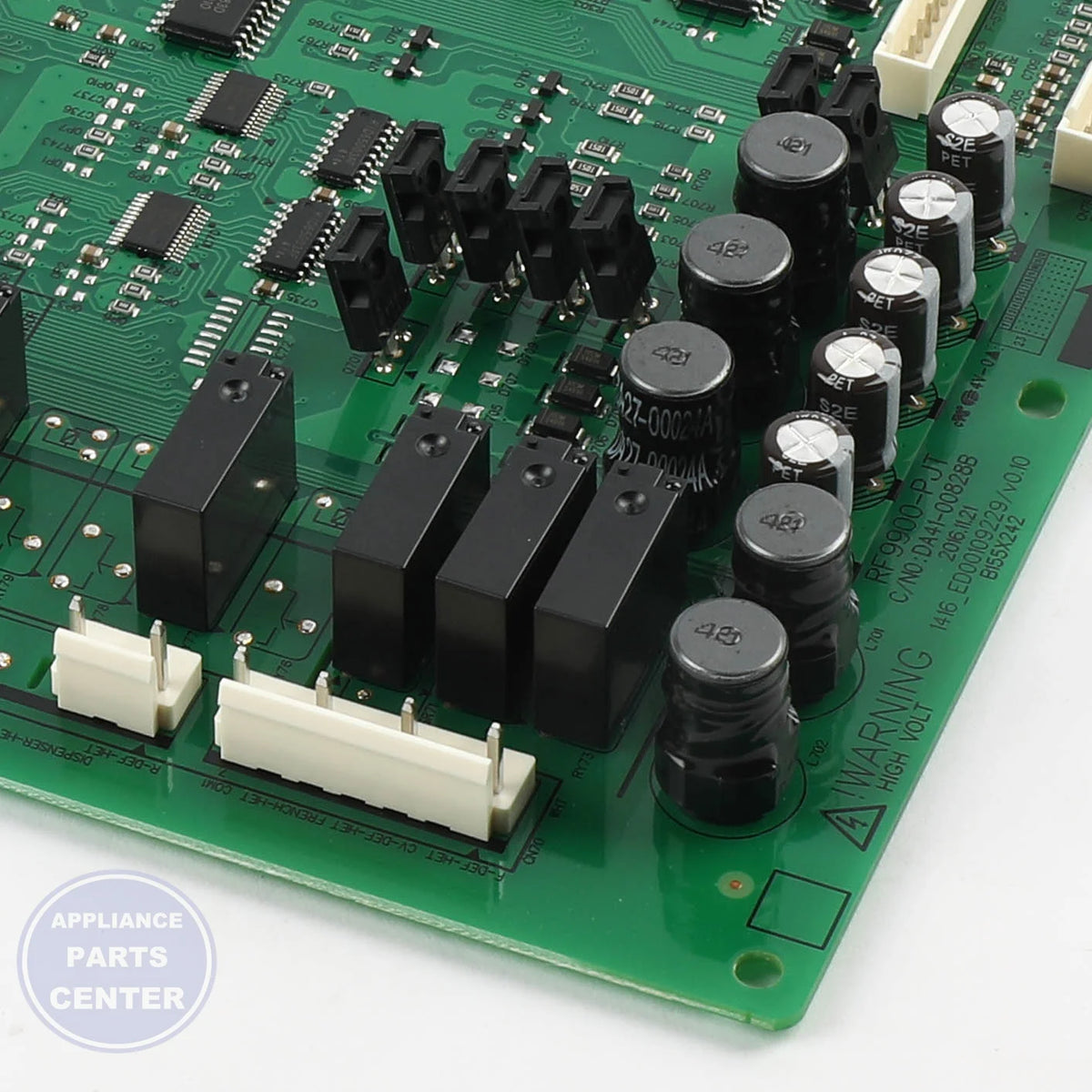 SAM ASSY PCB MAIN DA92-00611L - Detailed view of electrical components