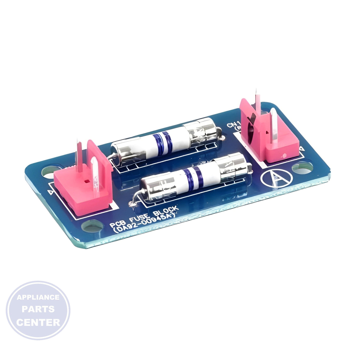 Samsung Refrigerator Fuse Block PBA Module Assembly DA92-00945A - Main view showing electrical circuitry for specific Samsung models