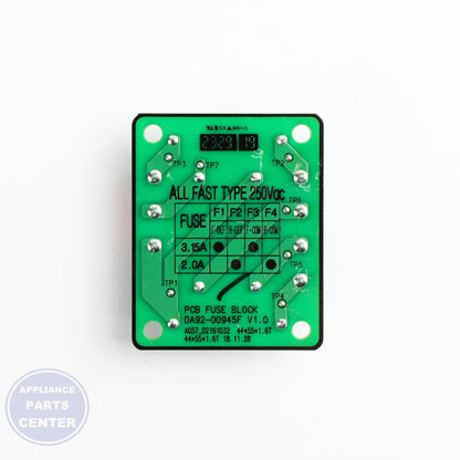 SAM-DA92-00945F - Side view with precise measurements