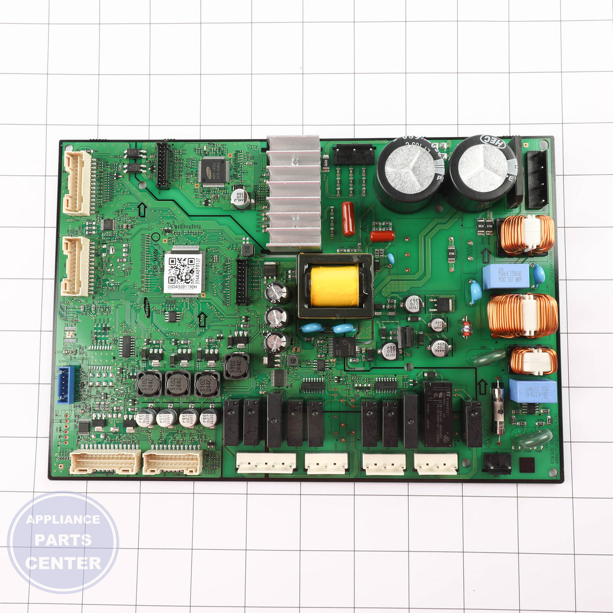 ASSY PCB MAIN;FS,DUAL,FDR,AHAM,AW2 FACE- DA92-01190H - Side view with precise measurements