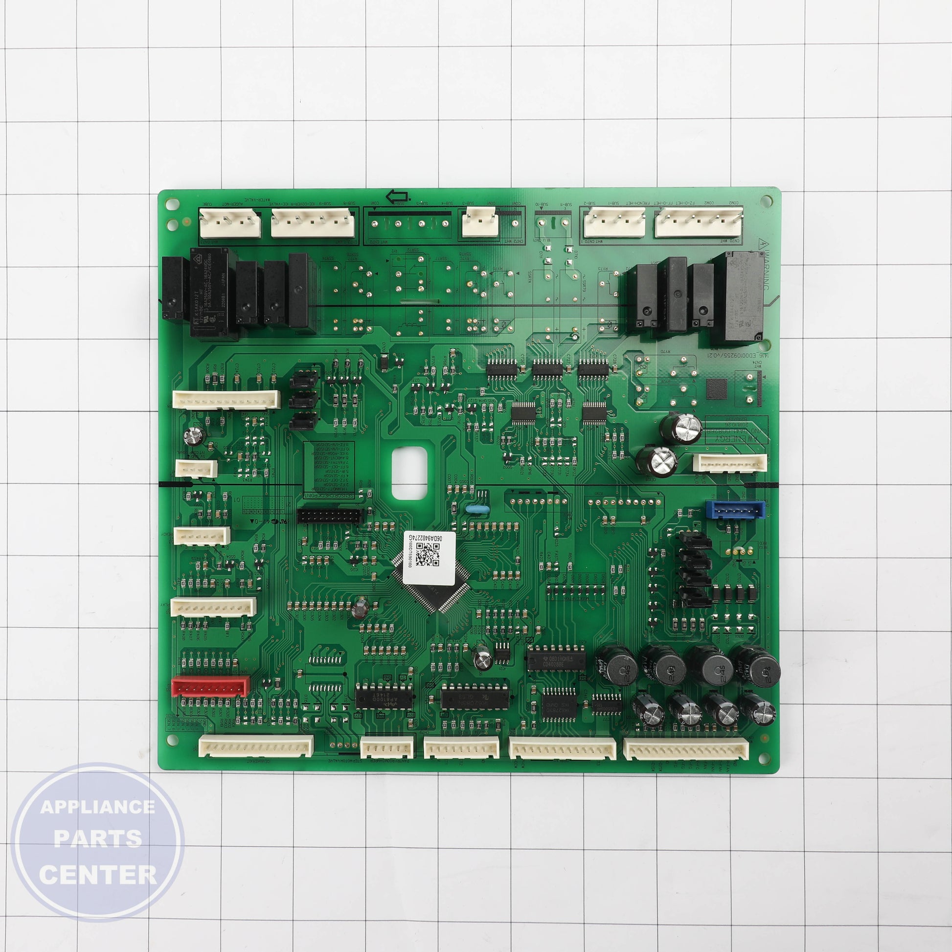 SAM ASSY PCB EEPROM;0X21,D606,AW2 CD-14,DA92 - Installation in SAM model showcasing key mounting points