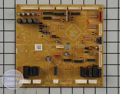 SAMSUNG REFRIGERATOR MAIN PCB ASSEMBLY DA94-02680A - Main view showing advanced circuitry for SMG Refrigerator models