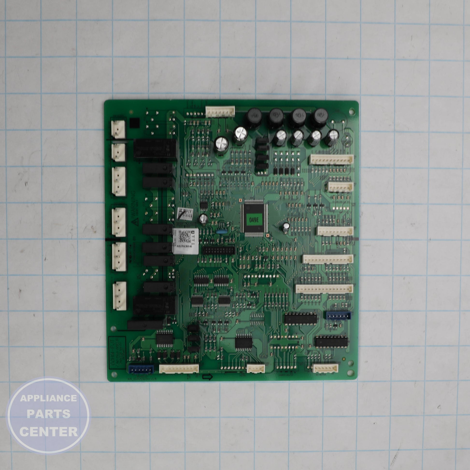 ASSY PCB EEPROM 0X88,D601,D602,D603,D608 DA94-04183C - Side view with specific measurements