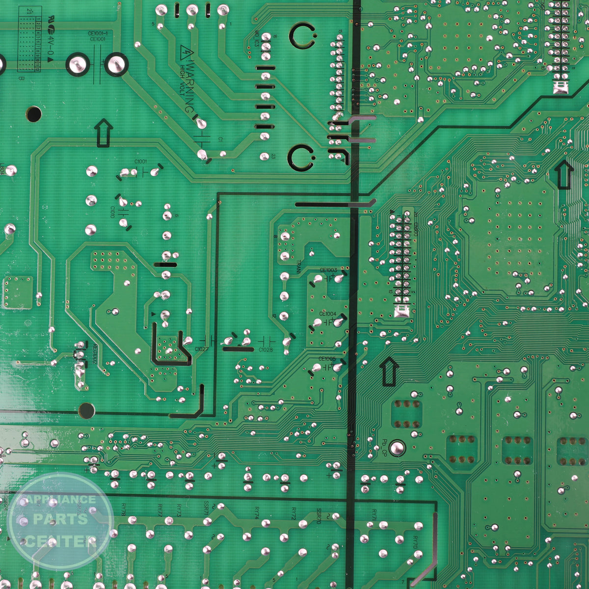 ASSY PCB EEPROM DA94-04604G - Side view with precise measurements